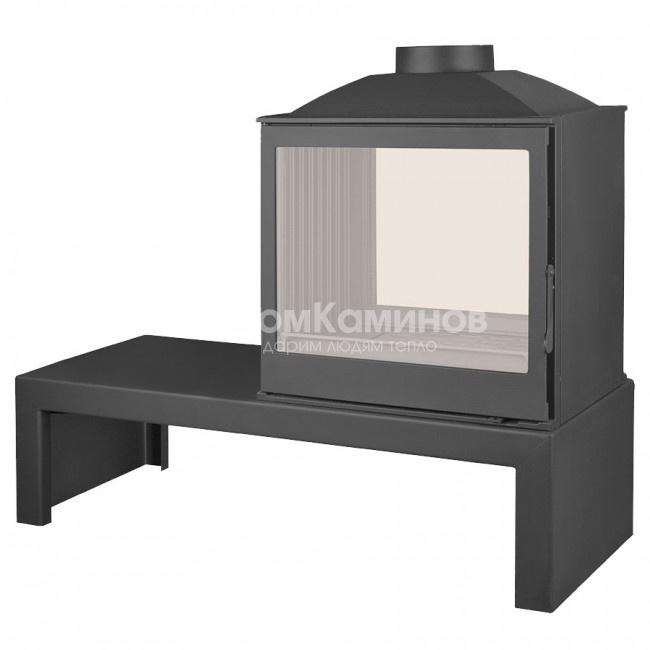 Отопительная печь Liseo Castiron LCI 5 GDF Table, двусторонняя