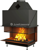 Каминная топка Астов с сеткой О3С 97\50