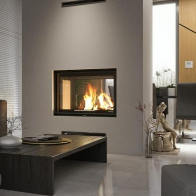 Топка Defro Home Intra LA T G, 16 кВт, 946/551мм, туннель, гильотина