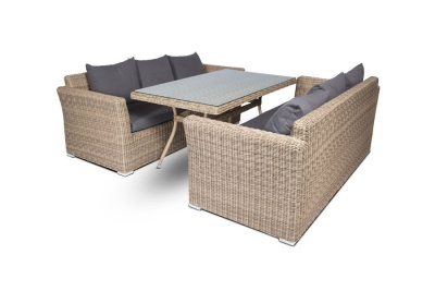 Диван 4SIS Капучино трехместный Цвет: соломенный Диван 4SIS Капучино трехместный Цвет: соломенный