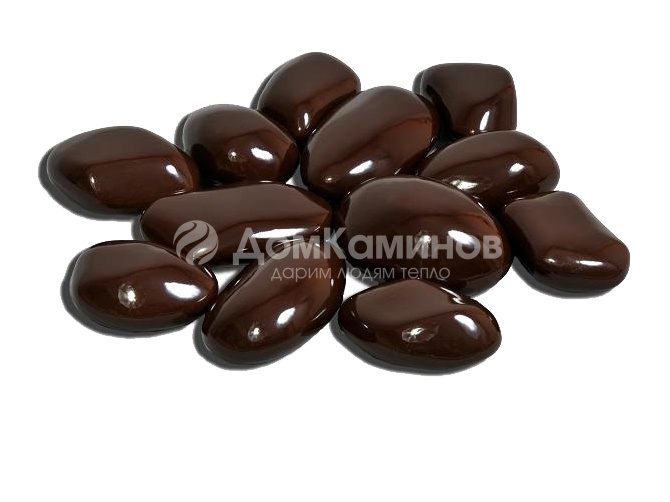 Камни керамические коричневые