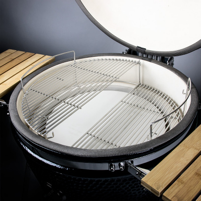 Керамический гриль Yakiniku XXLarge Kamado (основание, столики, PRO набор, чехол)