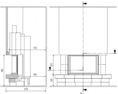 Каминная облицовка Supra Doris 97