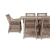 Обеденная группа 4SIS Латте Цвет: бежевый Обеденная группа 4SIS Латте Цвет: бежевый