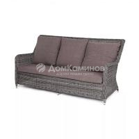 Диван 4SIS Гляссе трехместный Цвет: графит