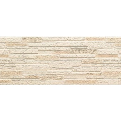 Панель ASAHI фибро-цементная AT ARP5PRW, 455х1000х15 светлый рваный камень