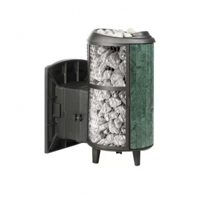 Банная печь Прометалл Атмосфера L с комбинированной облицовкой Верде Гватемала Банная печь Прометалл Атмосфера L с комбинированной облицовкой Верде Гватемала