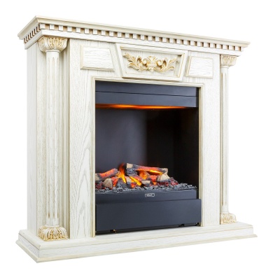 Каминокомплект Olympia Albany Белый дуб