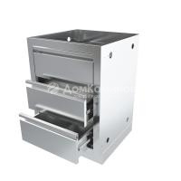 Тумба с двумя выдвижными ящиками и фальш-панелью 860