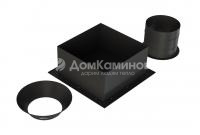 Потолочно-проходной узел 600*600 с юбкой  Grill'D (без отверстия, регулируемый)