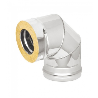 Сэндвич-Колено Везувий Нерж+Нерж (AISI 304 0,8мм/0,5мм) 90 3 секции д.200х300 Сэндвич-Колено Везувий Нерж+Нерж (AISI 304 0,8мм/0,5мм) 90 3 секции д.200х300