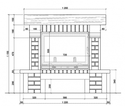 Каминная облицовка Sunhill Monro Каминная облицовка Sunhill Monro