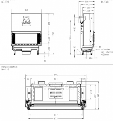 Каминная топка Spartherm Premium V-Ash Каминная топка Spartherm Premium V-Ash