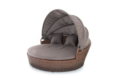 Круглый шезлонг 4SIS Стильяно Цвет: коричневый Круглый шезлонг 4SIS Стильяно Цвет: коричневый