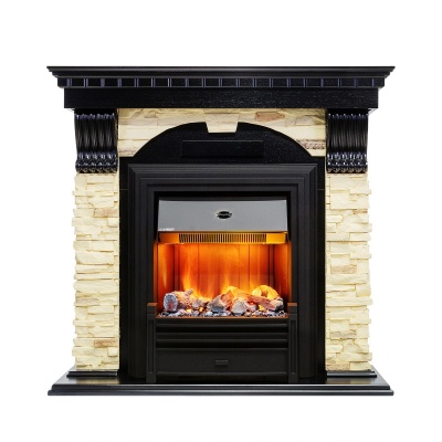 Каминокомплект Dublin Сланец Brookline Black  Каминокомплект Dublin Сланец Brookline Black