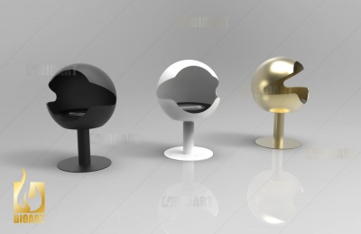 Биокамин Apple на длинной ножке