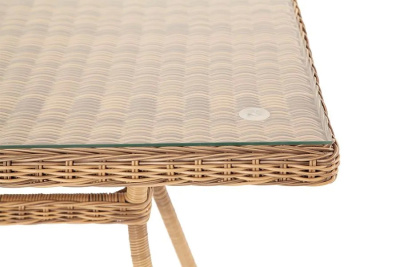 Обеденный стол 4SIS Латте 160 Цвет: соломенный Обеденный стол 4SIS Латте 160 Цвет: соломенный